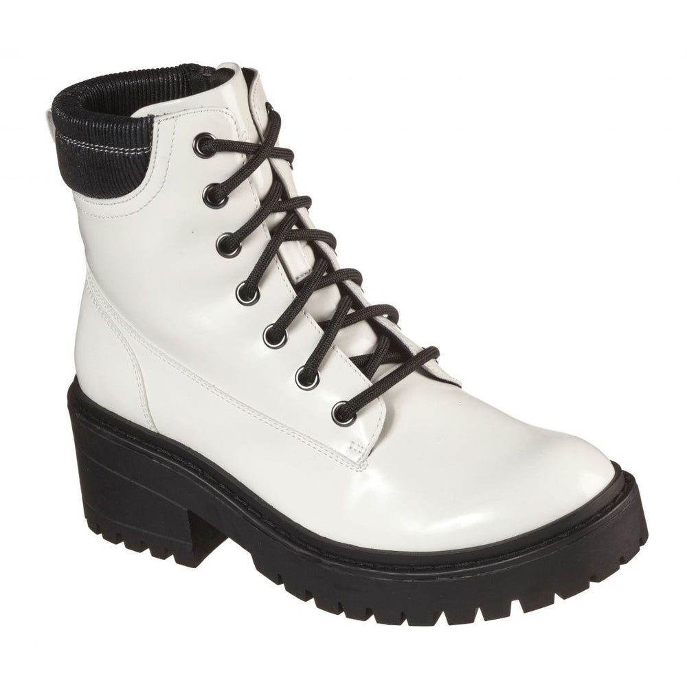 Skechers Womens Teen Spirit - Retro Shine Boot White - 167057-WHT WHITE Image 2