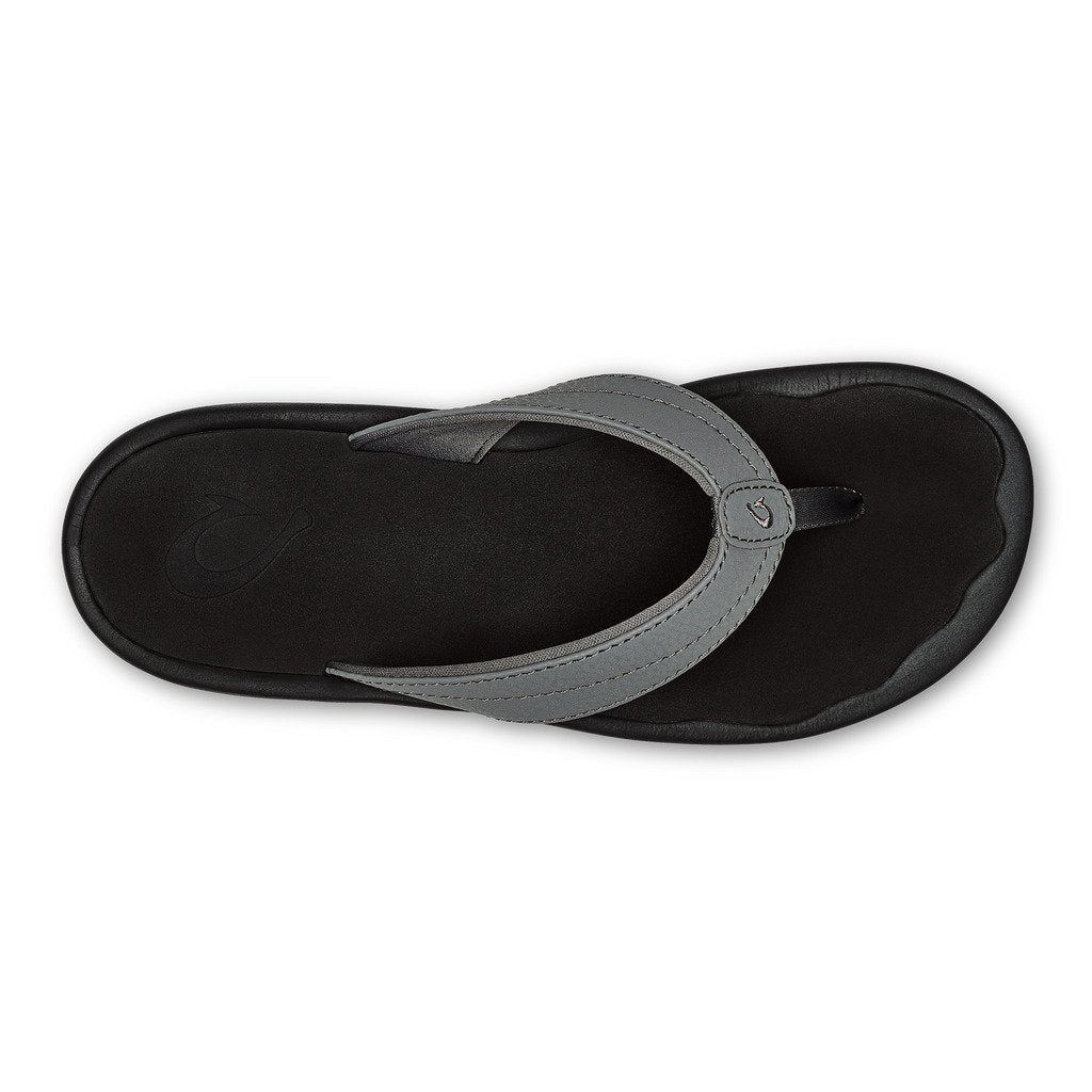 OluKai Ohana Flip Sandals Womens Charcoal Onyx Size 5 Water-Resistant 20110-26OX Image 3