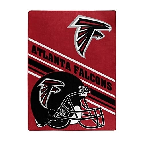 NORTHWEST NFL Atlanta Falcons Raschel Throw Blanket 60" x 80" Slant 60" x 80" Image 1