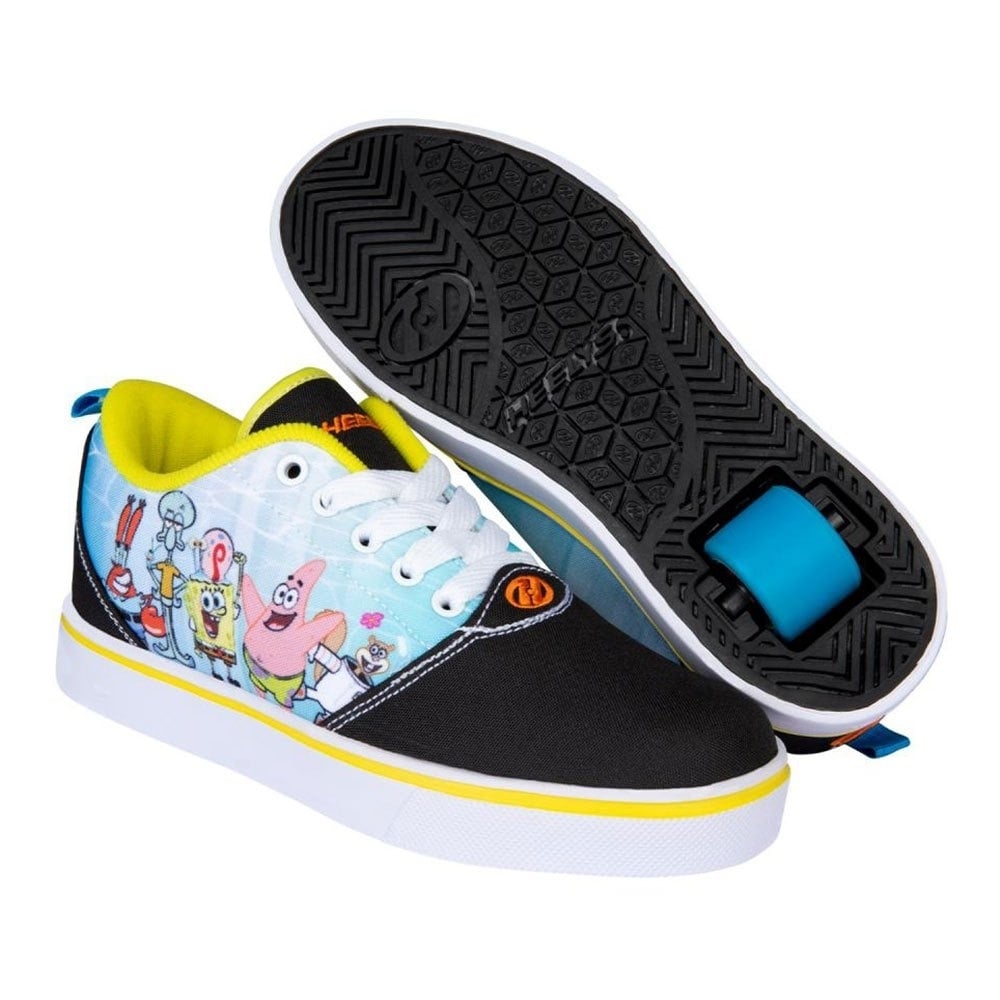 SpongeBob Pro 20 HEEL Black Yellow Orange Blue Sneakers HES10489H-BKYOGB Image 1