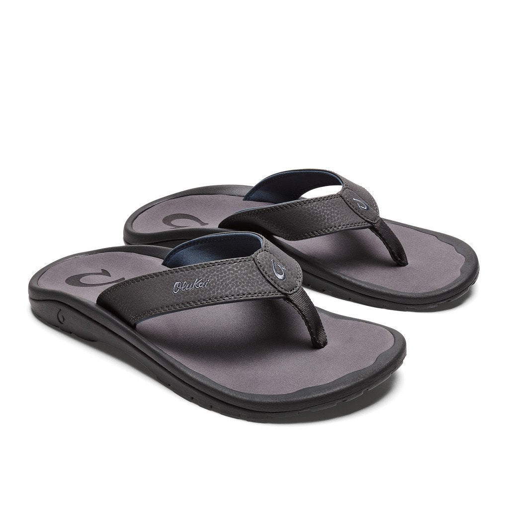 OluKai Mens Ohana Flip Pavement/Pavement - 10110-PVPV 7 Pavement / Pavement Image 2