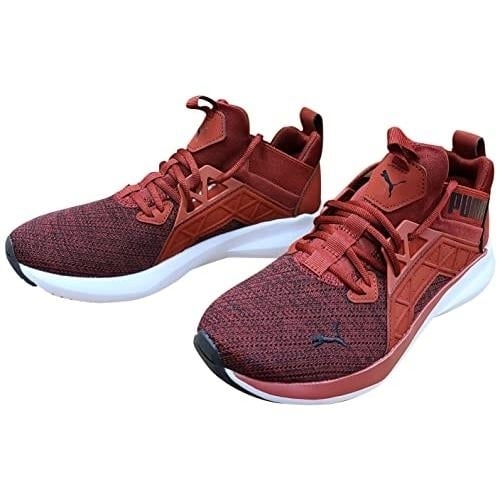 PUMA Softride Enzo NXT Knit Mens Running Shoes Intense Red Black Size Available Image 3