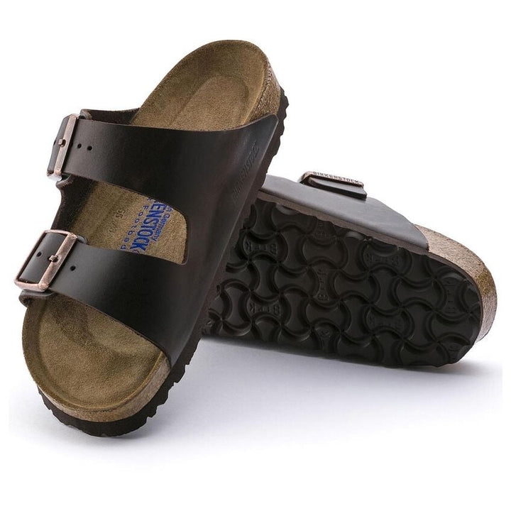 BIRKENSTOCK Arizona Soft Footbed Sandals Brown Amalfi Leather 0552341 0552343 Image 3