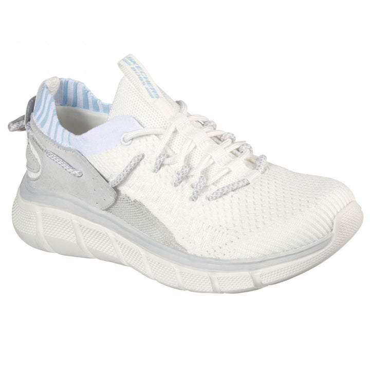 Skechers Womens BOBS B Flex - On Notice Sneaker White - 117123-WHT WHITE Image 1