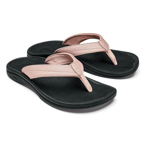 OluKai Womens Ohana Flip Petal Pink/Black - 20110-3P40 5 PETAL PINK / BLACK Image 2