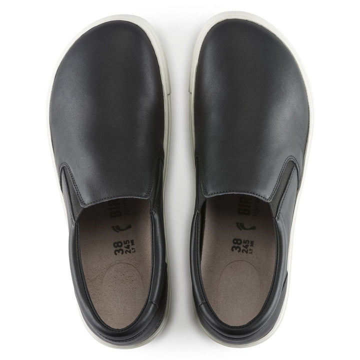 BIRKENSTOCK Oswego Slip-On Black Leather Shoe Narrow Width 1021326 Image 3