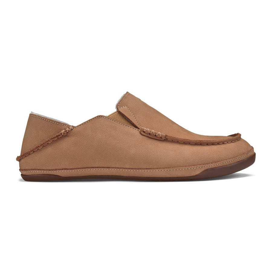 OluKai Mens Kipuka Hulu Nubuck Leather Slippers Natural/Natural - 10450-8787 7 Natural / Natural Image 1