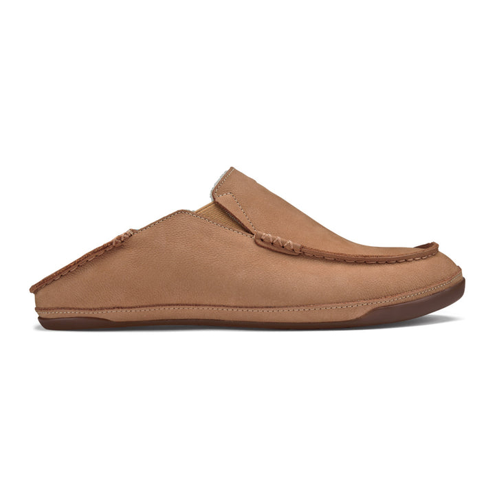 OluKai Mens Kipuka Hulu Nubuck Leather Slippers Natural/Natural - 10450-8787 7 Natural / Natural Image 3