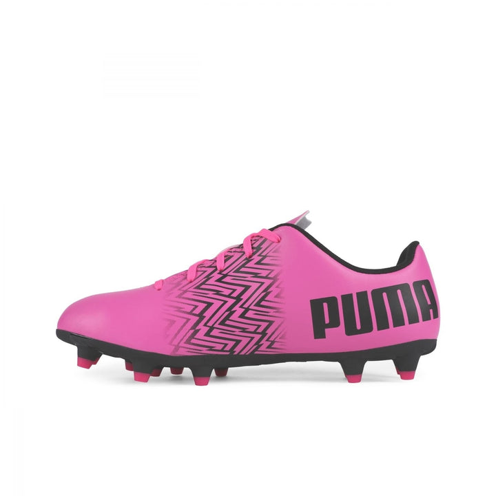 Puma TACTO FG/AG JR 04 Luminous Pink Black Soccer Cleats Size 10631004 Image 3