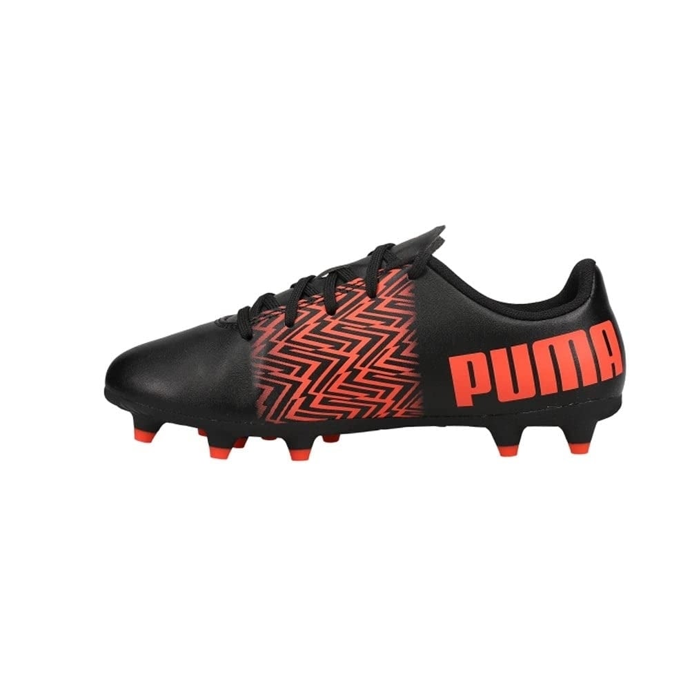 Puma TACTO FG/AG JR Soccer Cleats Yellow Alert Black 10631002 Youth Size Image 3