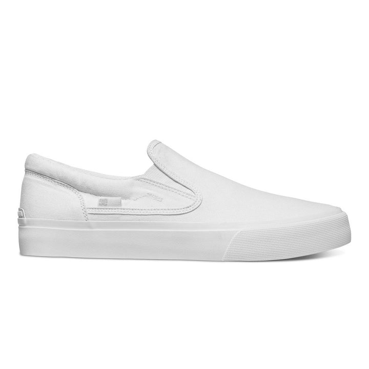 DC Shoes Mens Trase Slip-On Shoes White/White - ADYS300602-WW0 WHITE/WHITE Image 1