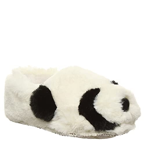 BEARPAW Kids Lil Critters Slippers White Panda Model 2549T-010 Faux faux Image 1