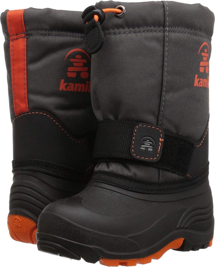 Kamik Kids Rocket Charcoal Flame Waterproof Boots Size [Insert Size] Image 2