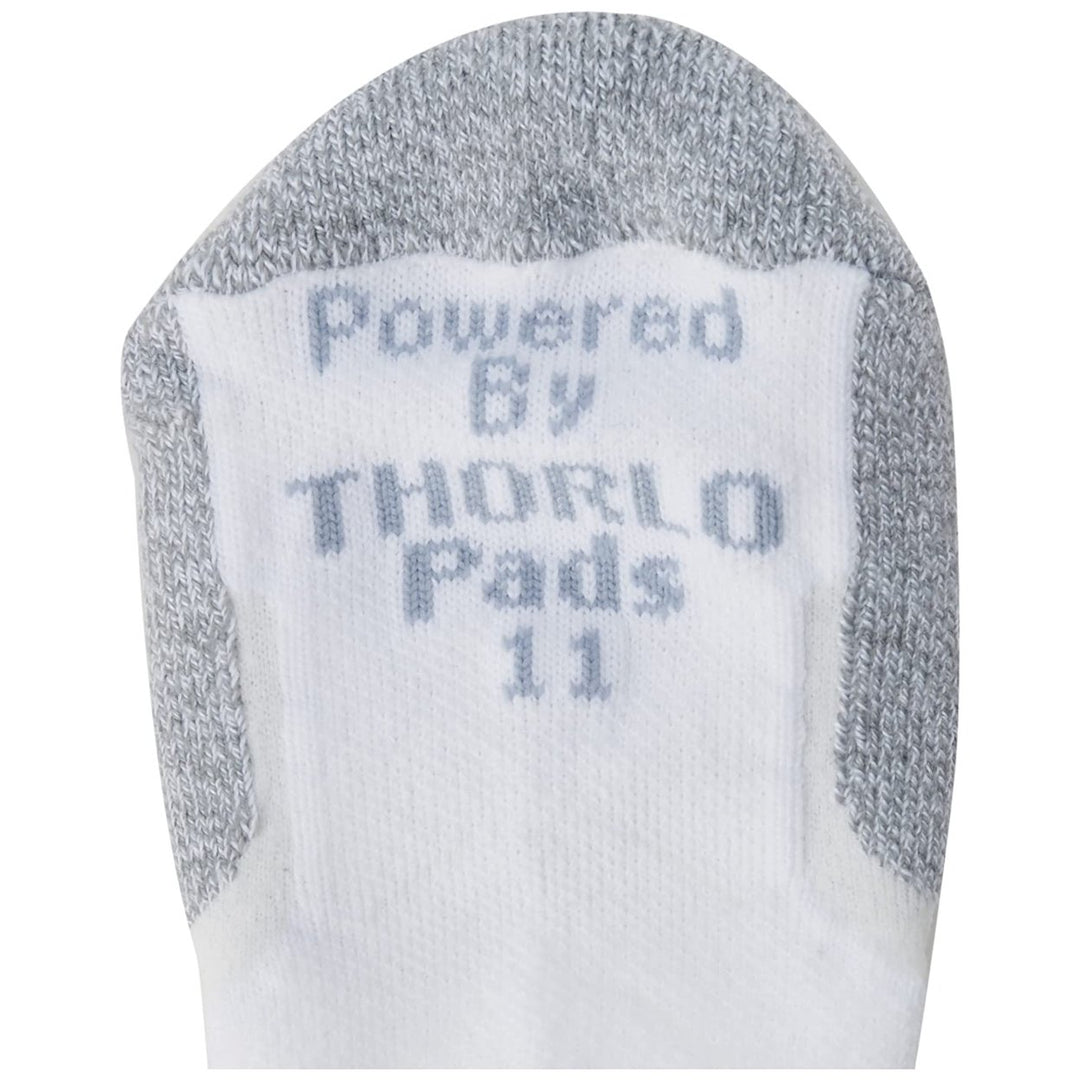 Thorlos Experia XCMU Ankle Sock Medium White Multi-Sport Thin Padded Image 4