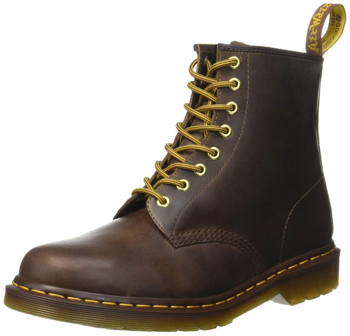 Dr. Martens 1460 Aztec Crazy Horse Leather Boots 8-Eye Distressed Style Image 1