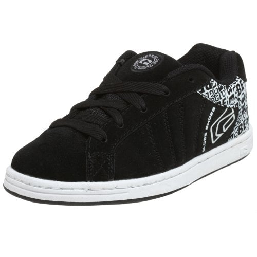 Globe Focus Skate Shoe Kids Black White Size 10340 Ultra Padded Durable Sole Image 1