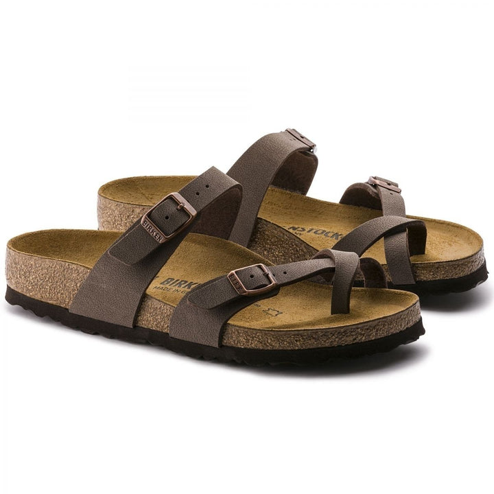 BIRKENSTOCK Mayari Mocha Birkibuc Sandals Size 41 Regular Width 0071061 Image 4