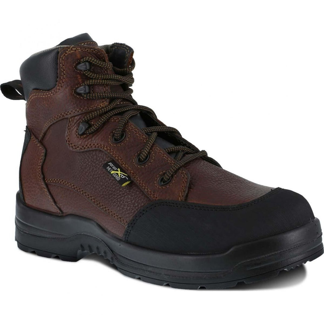 Rockport Works Mens 6" Brown Safety Work Boot RK6642 Composite Toe Met Guard Image 1