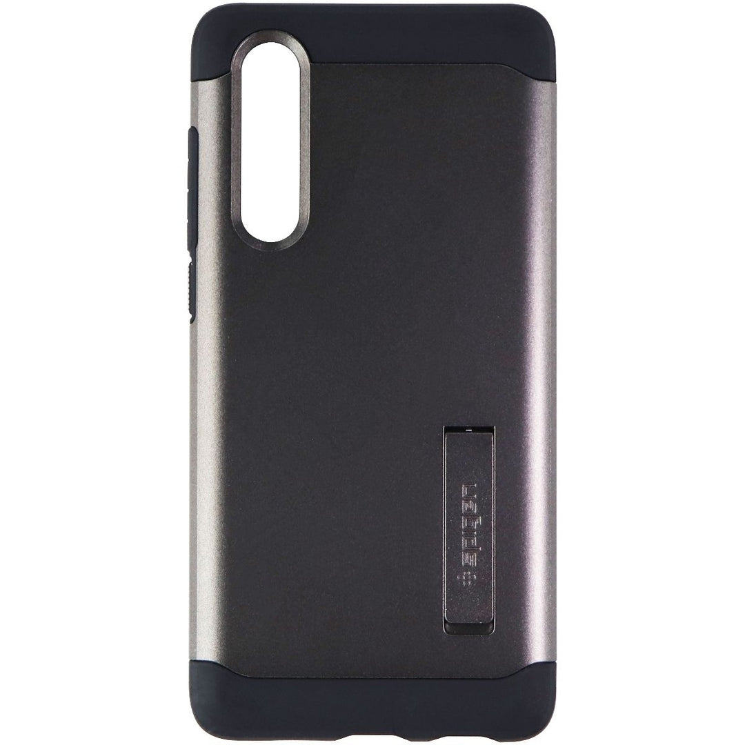 Spigen Slim Armor Series Case with Kickstand for Huawei P30 (2019) - Gunmetal Image 2