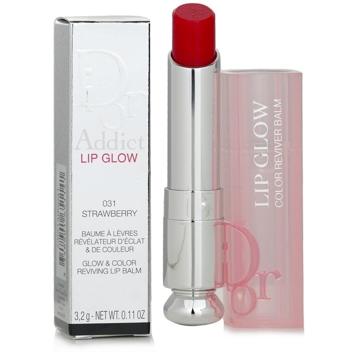 Christian Dior - Dior Addict Lip Glow and Colour Reviving Lip Balm 031 Strawberry(3.2g/0.11oz) Image 1