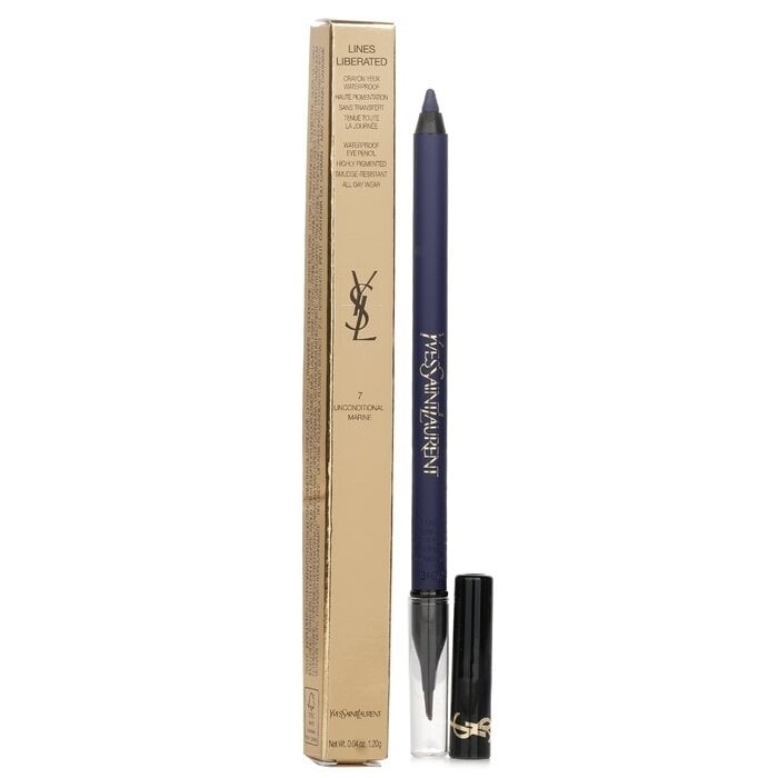 Yves Saint Laurent - Lines Liberated Waterproof Eye Pencil - 07 Unconditional Marine(1.2g) Image 1