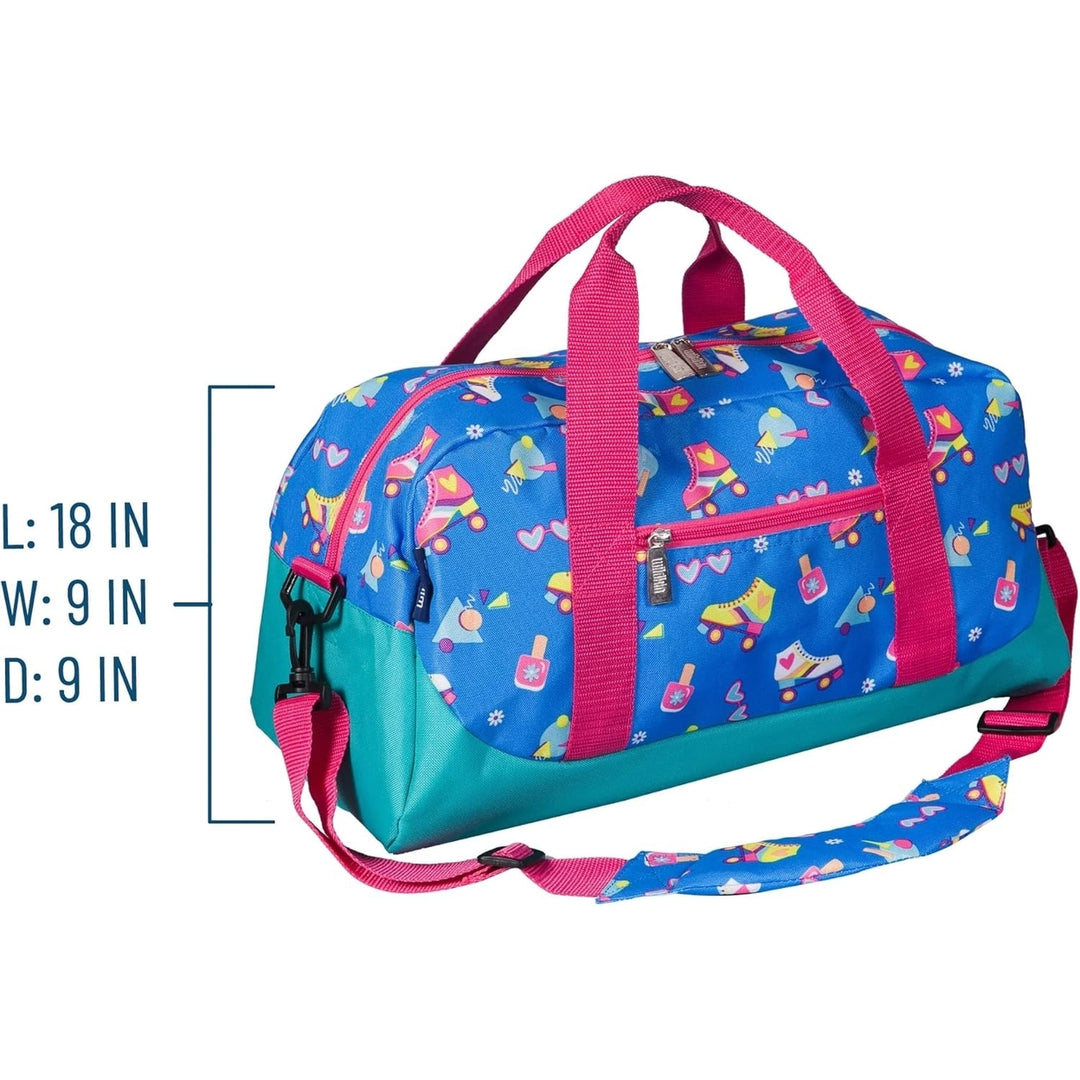 Wildkin Kids Overnighter Duffel Bag for Boys and Girls-Carry-On Size and Ideal for School or Overnight Travel Bag (Rad Image 3