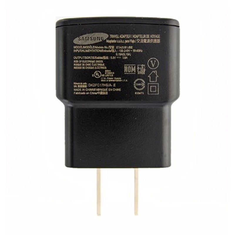 Samsung (ETA0U61JBE) 1A Travel Adapter for USB Devices - Black Image 1