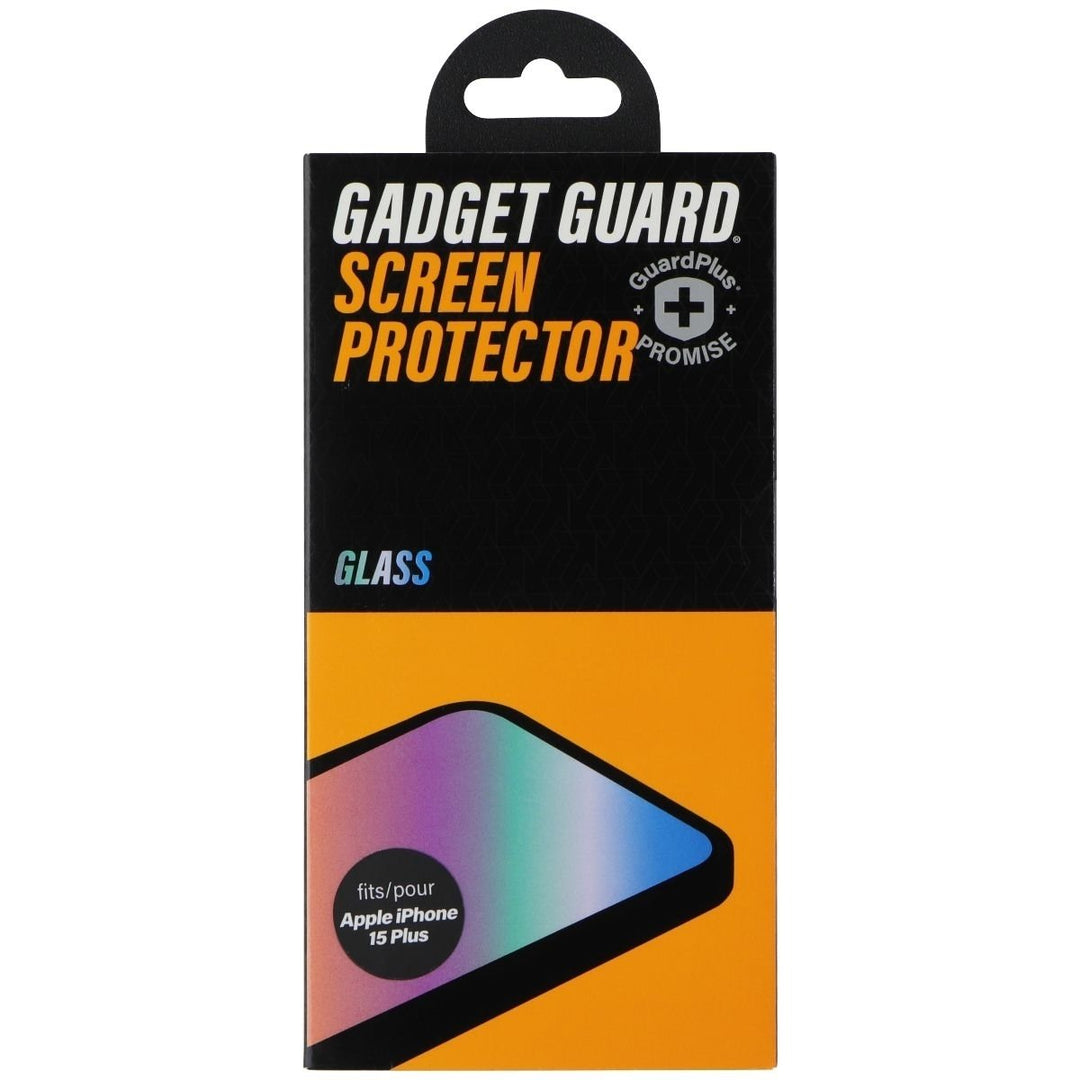 Gadget Guard - Glass Screen Protector for Apple iPhone 15 Plus - Clear Image 1