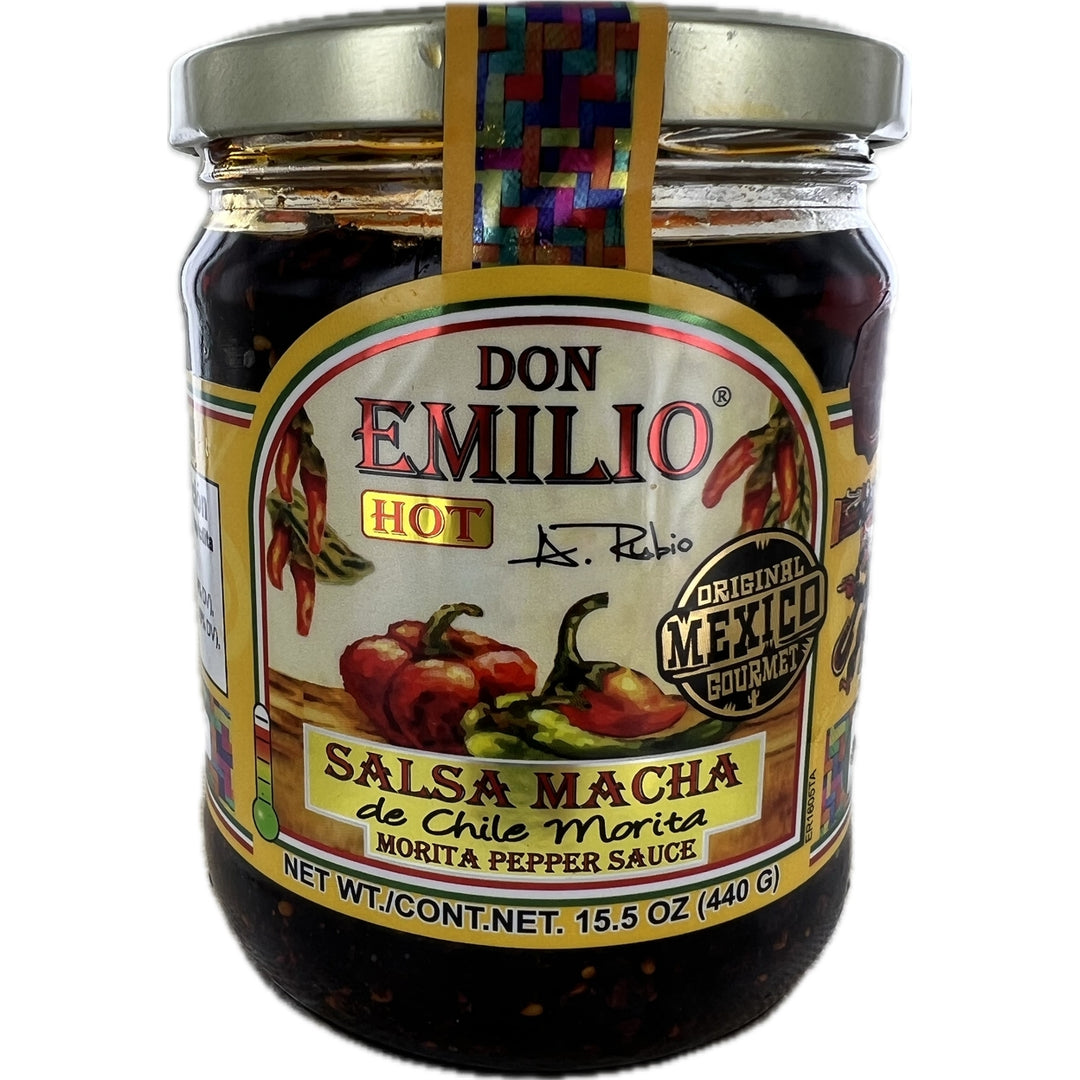 Don Emilio Salsa Macha de Chile Morita Morita Pepper Sauce 15.5 Ounce Image 1