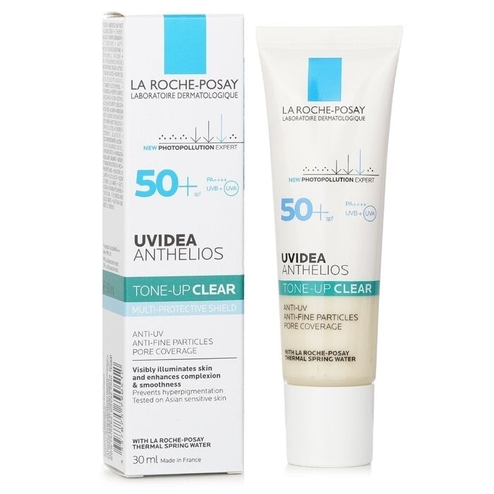 La Roche Posay - Uvidea Anthelios Tone-Up Clear SPF50+ PA++++(30ml/1oz) Image 1