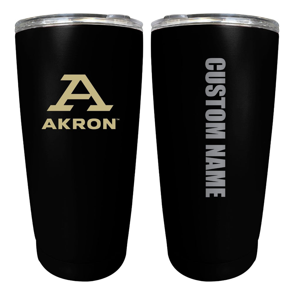 Akron Zips Customizable 16 oz Stainless Steel Insulated Tumbler Officially Licensed Collegiate Product Image 2