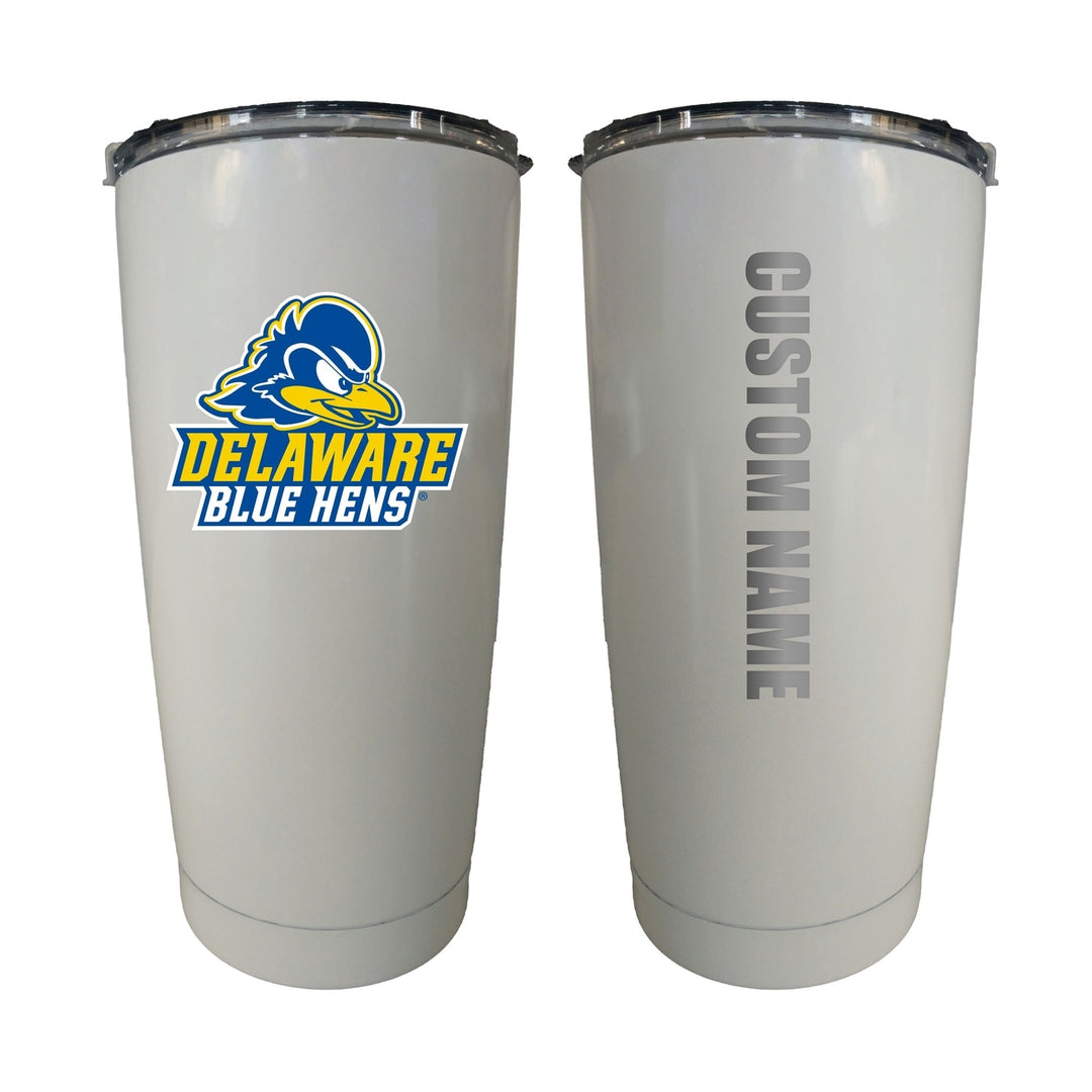 Delaware Blue Hens Customizable 16 oz Stainless Steel Insulated Tumbler Officially Licensed Collegiate Product Image 2