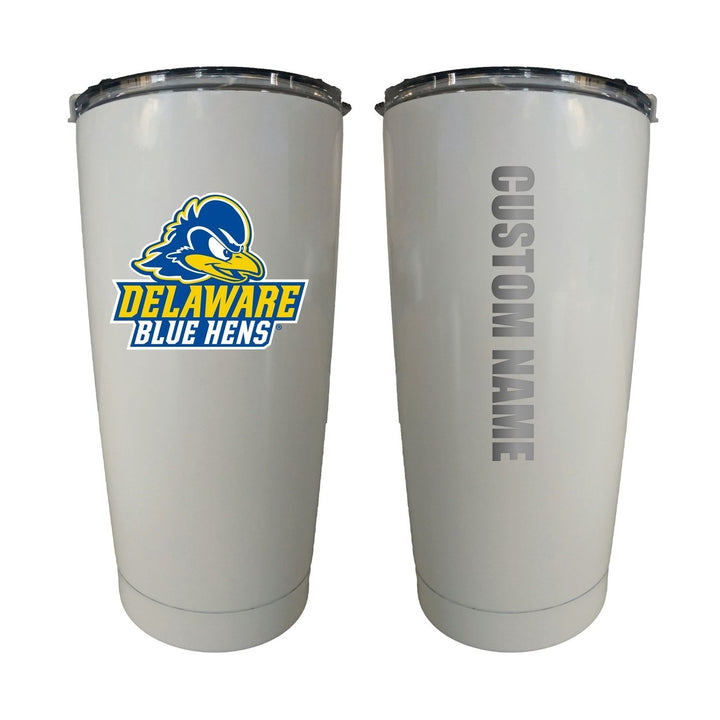 Delaware Blue Hens Customizable 16 oz Stainless Steel Insulated Tumbler Officially Licensed Collegiate Product Image 1