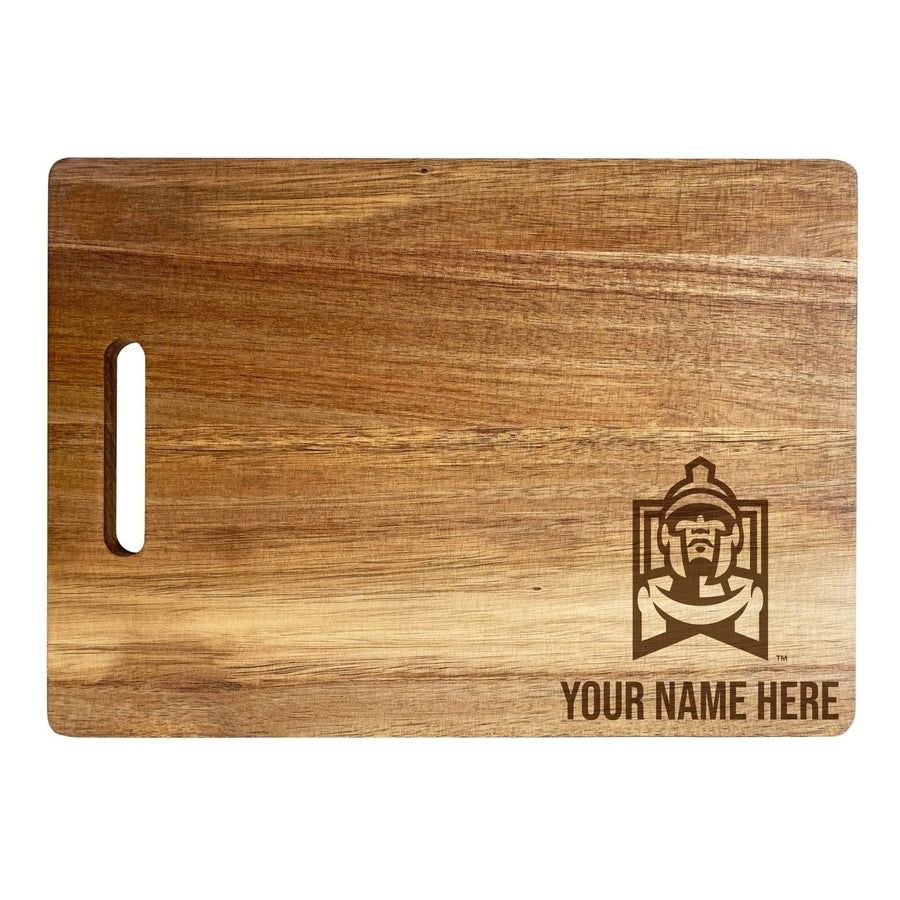 East Stroudsburg University Customizable Engraved Wooden Cutting Board 10" x 14" Acacia Wood Officially Licensed Image 1