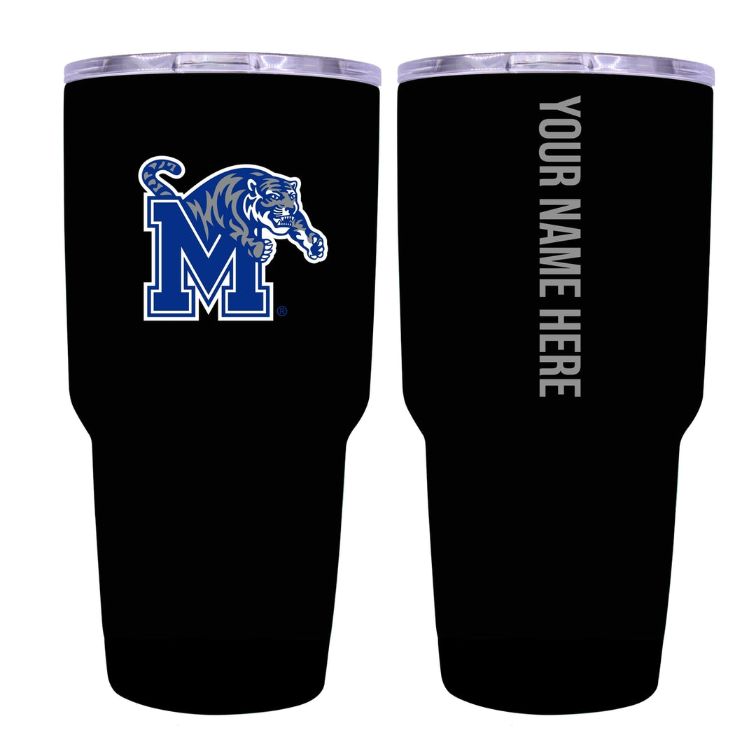 Memphis Tigers Customizable 24 oz Insulated Stainless Steel Tumbler Officially Licensed Collegiate Product Image 1