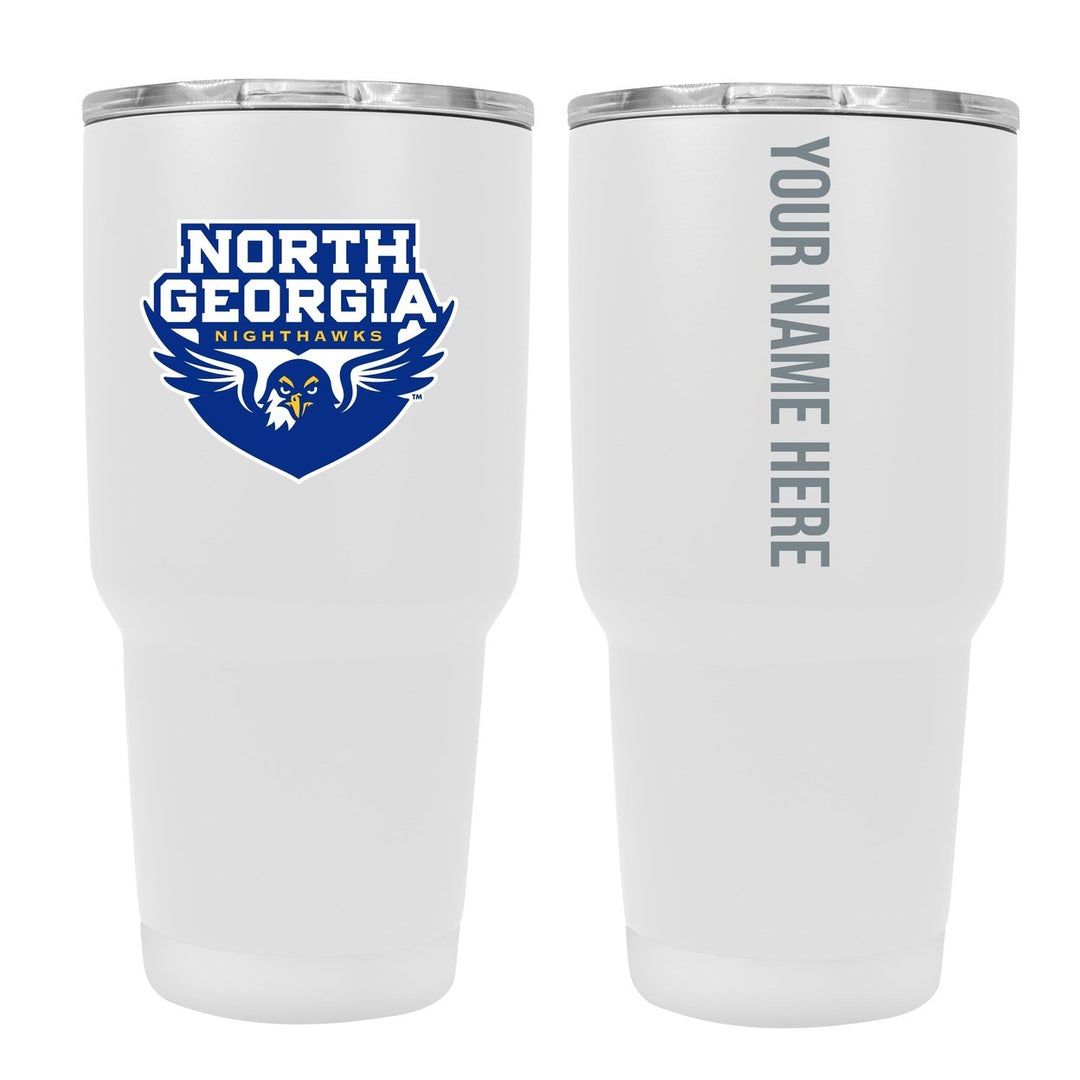 North Georgia Nighhawks Customizable 24 oz Insulated Stainless Steel Tumbler Officially Licensed Collegiate Product Image 1