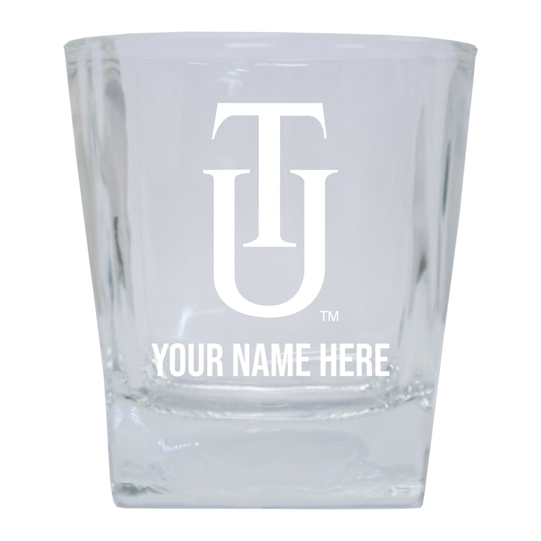 Tuskegee University Customizable Etched 8 oz Whiskey Rocks Glass Officially Licensed Collegiate Product Image 1