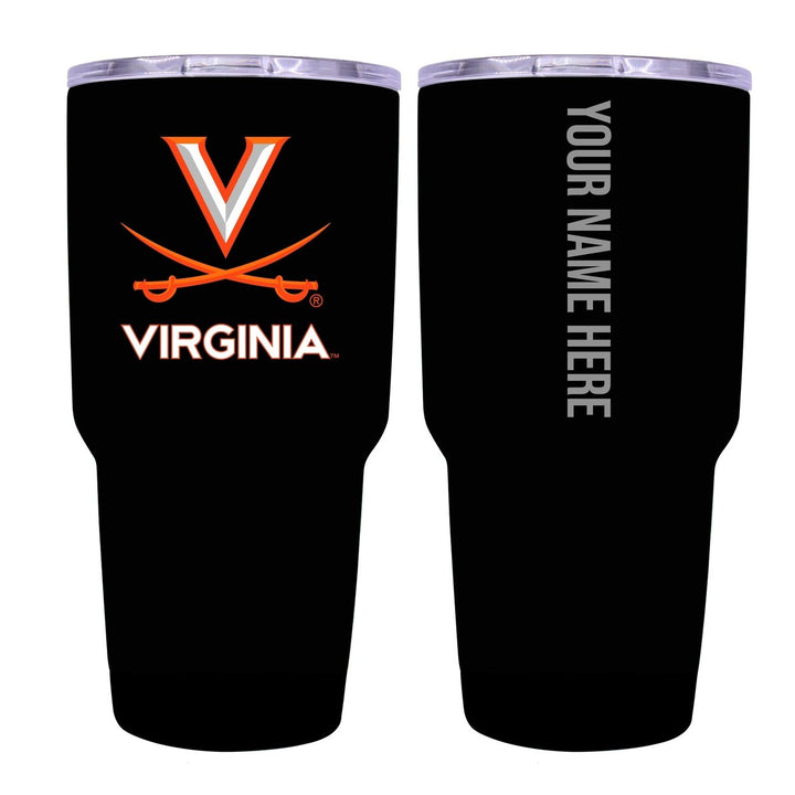 Virginia Cavaliers Customizable 24 oz Insulated Stainless Steel Tumbler Officially Licensed Collegiate Product Image 1