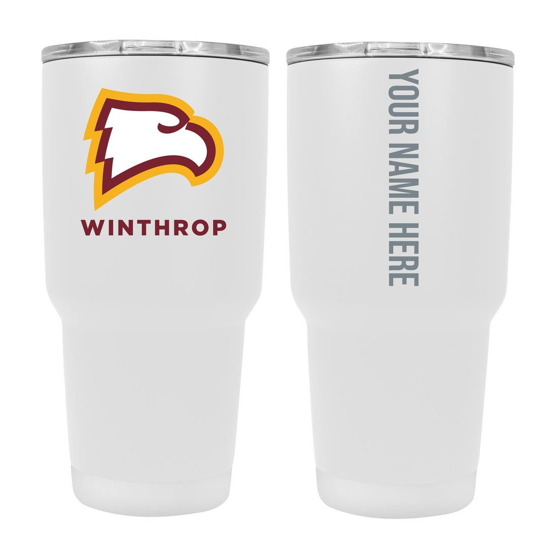 Winthrop University Customizable 24 oz Insulated Stainless Steel Tumbler Officially Licensed Collegiate Product Image 1