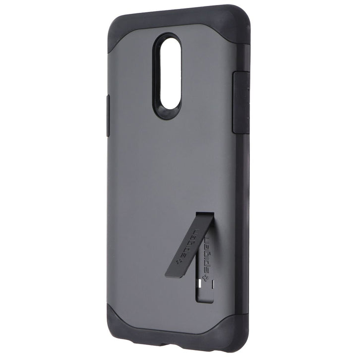 Spigen Slim Armor Series Case with Kickstand for LG Q Stylo+ (Plus) - Black Image 1