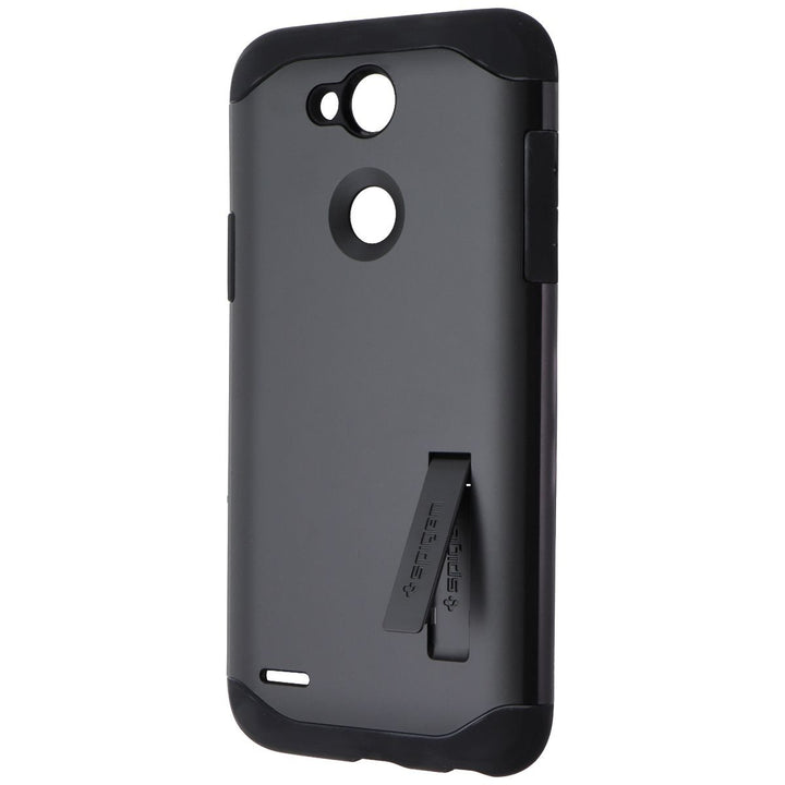 Spigen Slim Armor Hardshell Case with Kickstand for LG X power 3 - Black Image 1