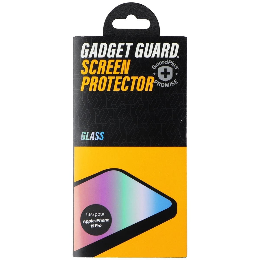 Gadget Guard - Glass Screen Protector for Apple iPhone 15 Pro Smartphone - Clear Image 1