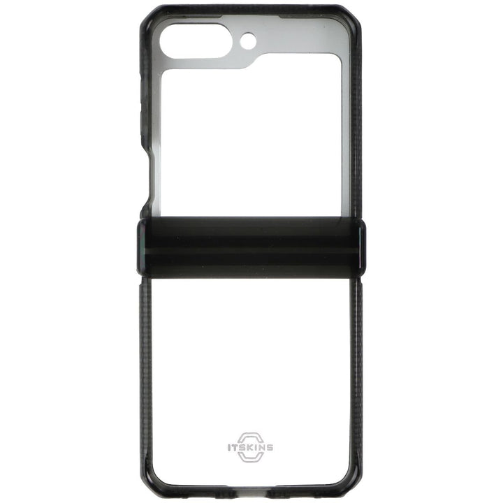 ITSKINS Hybrid_R Clear Hinge Case for Samsung Galaxy Z Flip5 - Black/Transparent Image 2