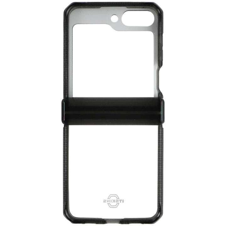 ITSKINS Hybrid_R Clear Hinge Case for Samsung Galaxy Z Flip5 - Black/Transparent Image 3