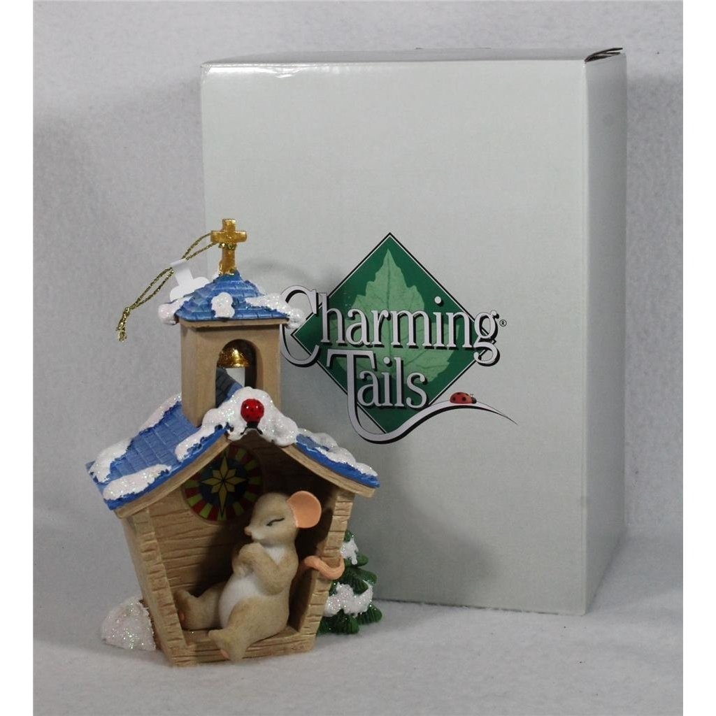 Charming Tails Quiet as a Church Mouse Holiday 2024 Mouse Figurine 137972 NIB Image 6