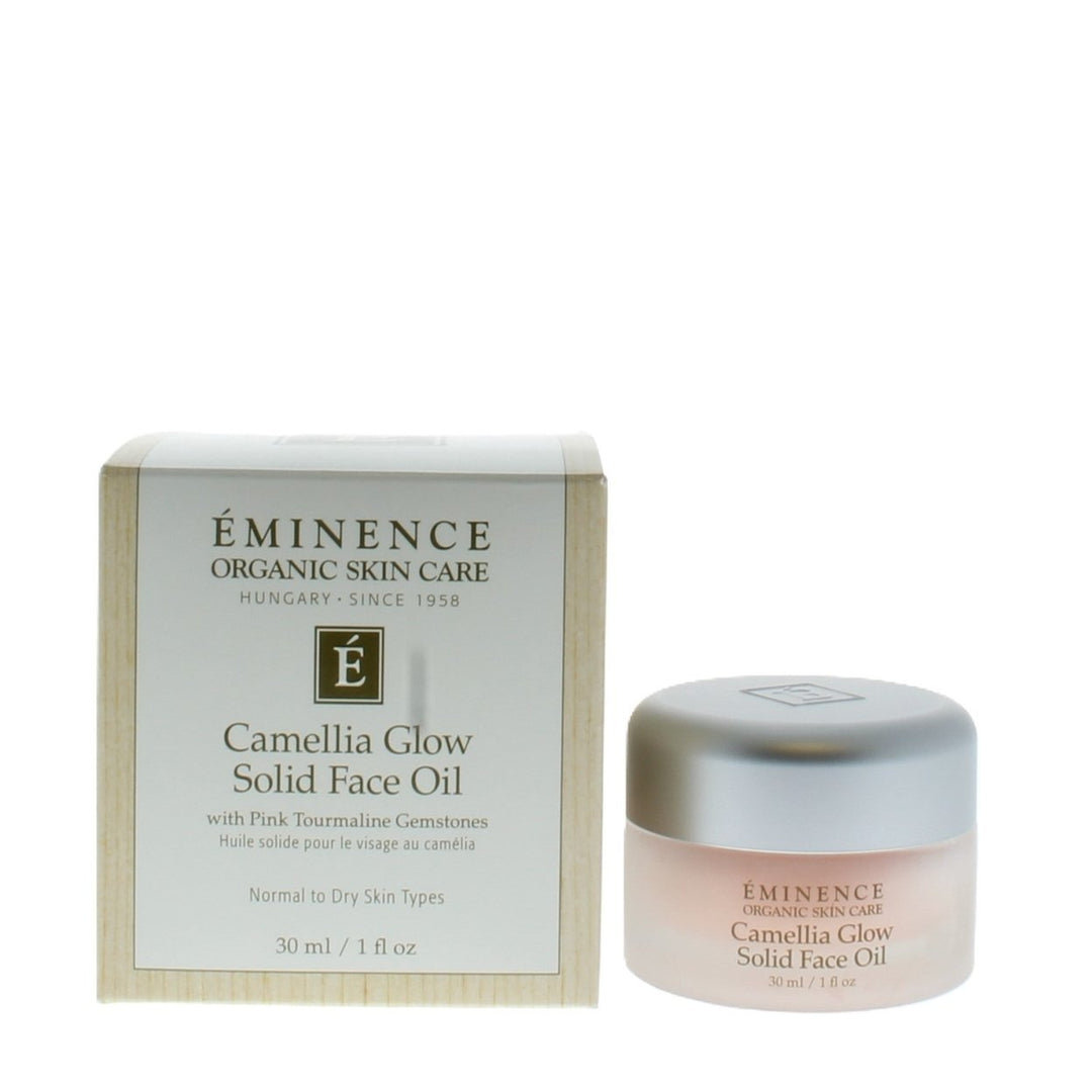 Eminence Camellia Glow Solid Face Oil 30ml Hydrating Skincare with Marula Oil Image 1