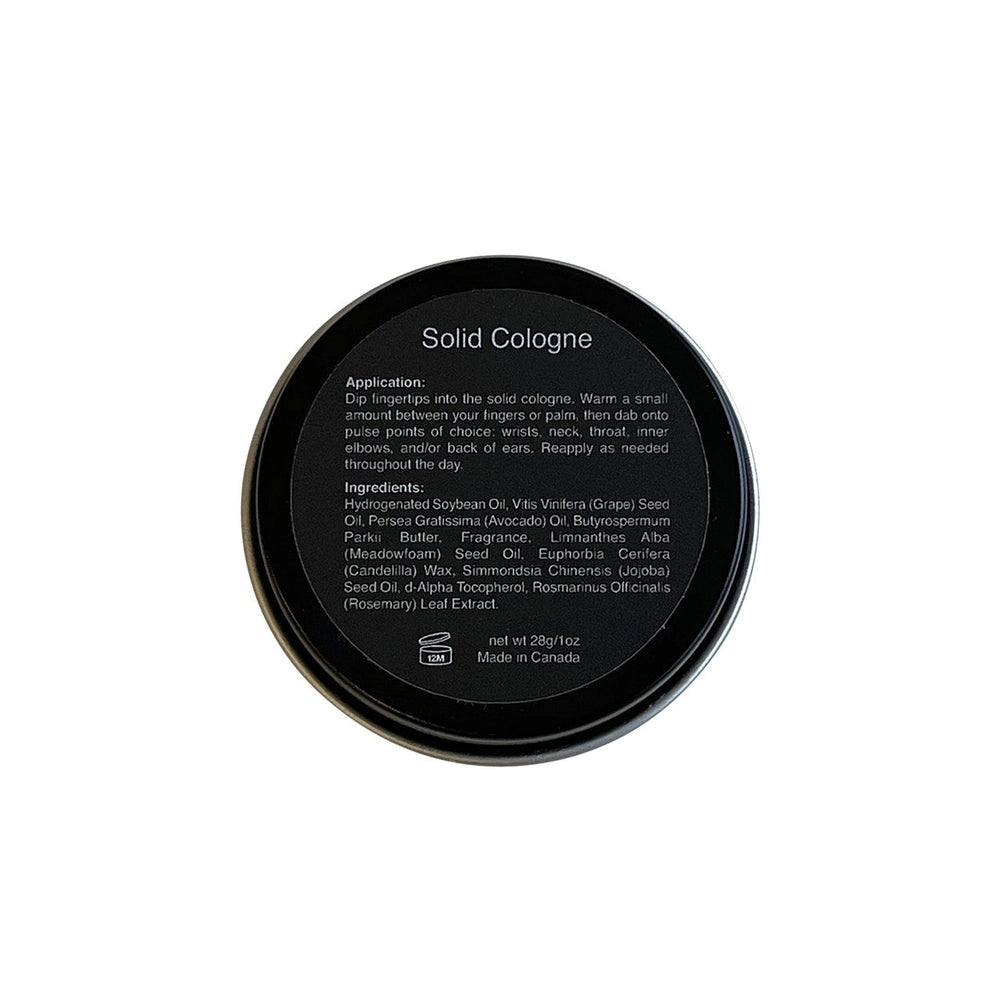 Solid Choice Speakeasy Solid Cologne Natural Fresh Scent Easy Application Vegan Image 2