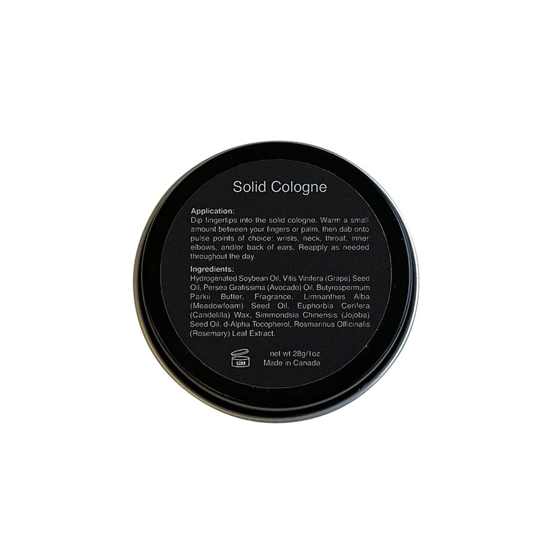 Solid Choice Speakeasy Solid Cologne Natural Fresh Scent Easy Application Vegan Image 2