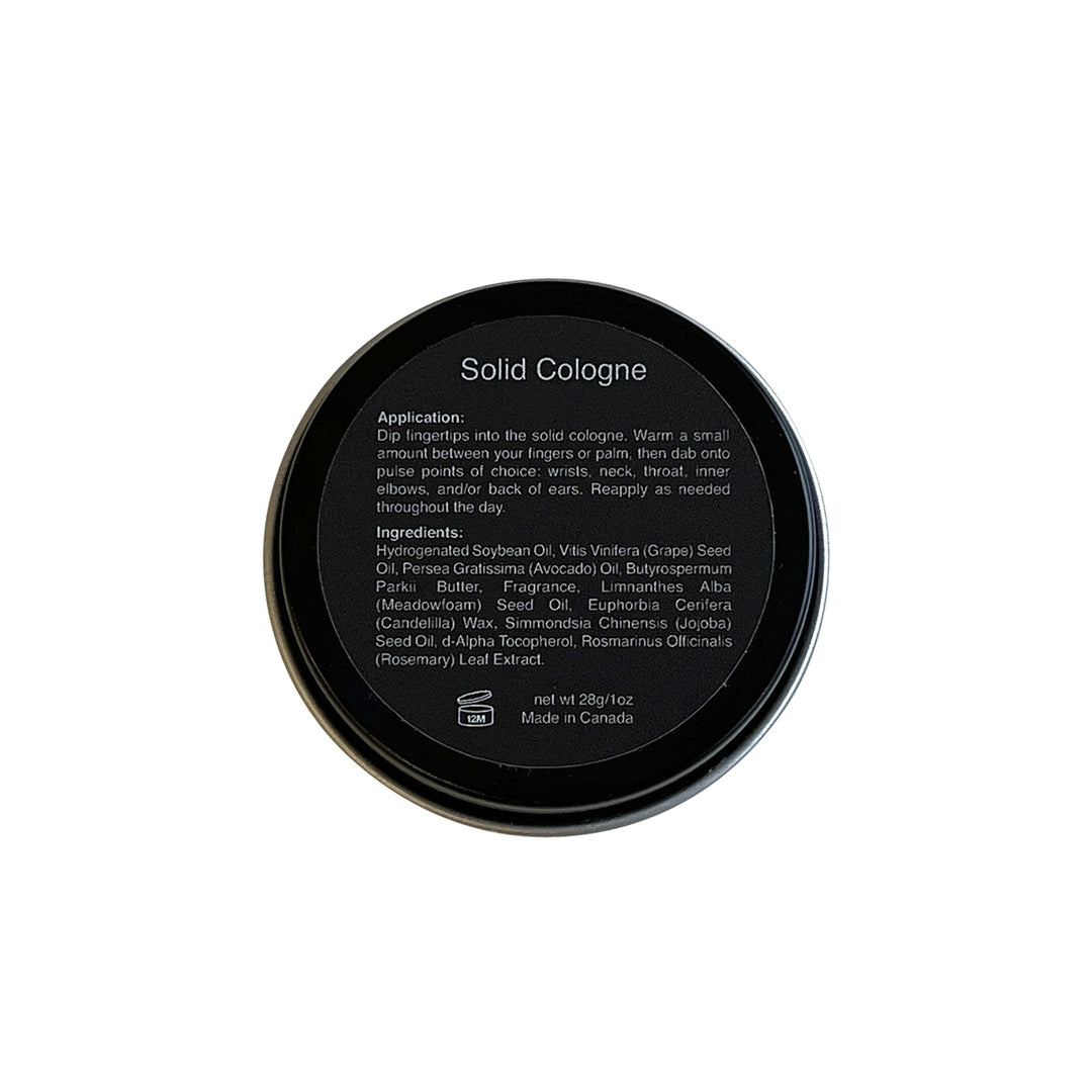 Timber Cedar Tobacco Solid Cologne 1.5 oz All Natural Travel Size Fresh Scent Image 2