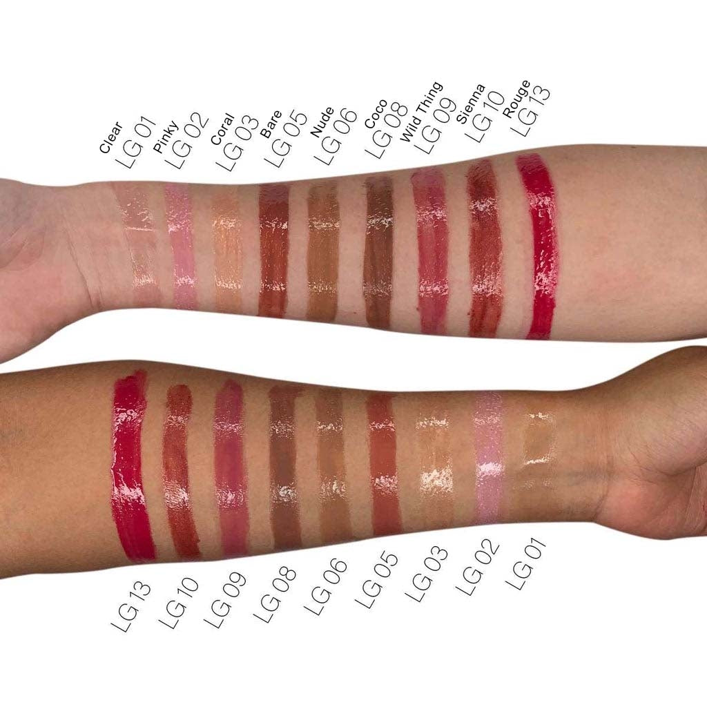 Vegan Lip Gloss Chestnut - 5 mL Long-Lasting Shine with Shimmer Natural Finish Image 3